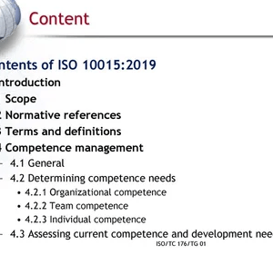 ISO 10015, Quality Management Guidelines For Competence Management And People Development