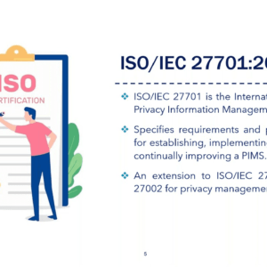 ISO 27701:2019 The Privacy Information Management Standard
