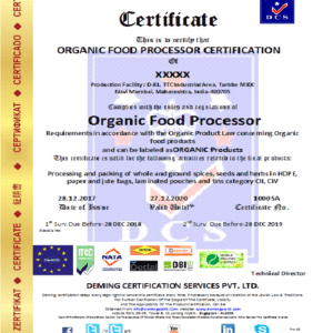 Organic Food Approval