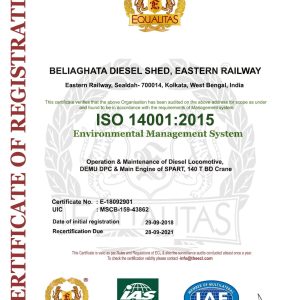 ISO 14001 certification of IAS American IAF Certificate